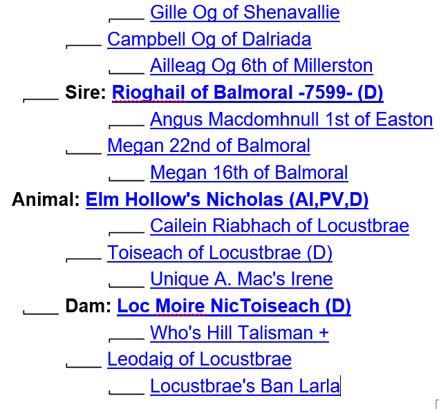 EH Nicholas' ancestry